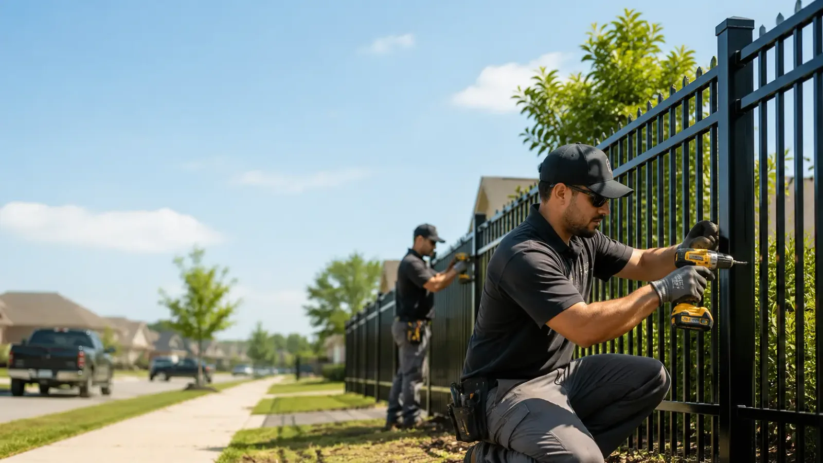 Metal Fence Installation in Clarkston, MI